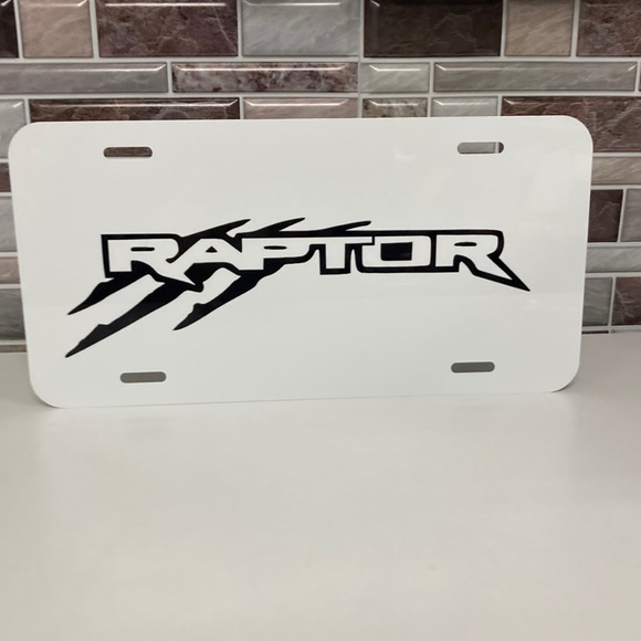 Ford Raptor License Plate - Picture 1 of 5